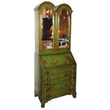 Chinoiserie Painted Secretary