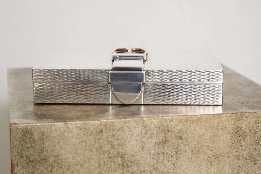 French Sterling Silver Box by Hermes