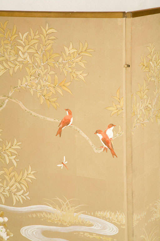 Low ThreePanel Folding Screen by Robert Crowder at 1stDibs low