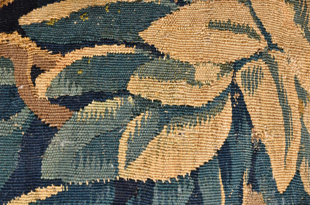 Velvet 18th Century Tapestry Pillow