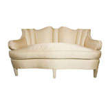 Vintage 1930s-40s Curved  Loveseat