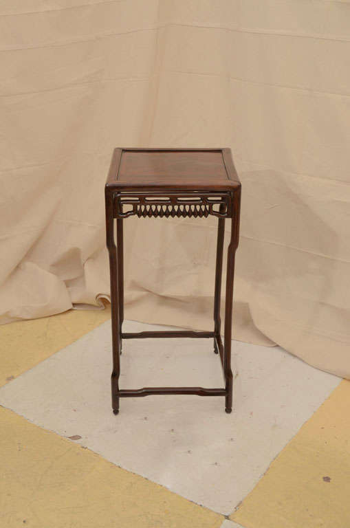 19th Century Chinese Hardwood Side Table For Sale