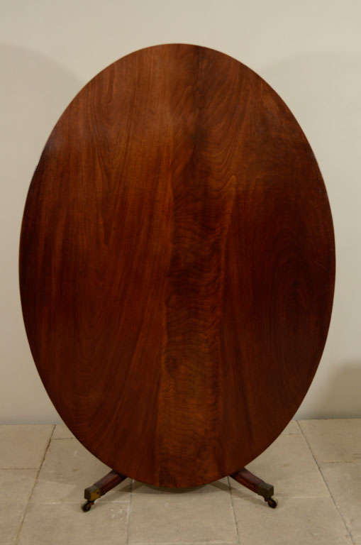 A George III Mahogany Oval Table