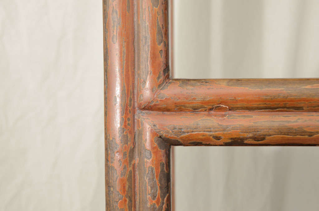 19thC. Q'ing Dynasty Jiangsu Crackle Lacquered Opened Bookcase 2