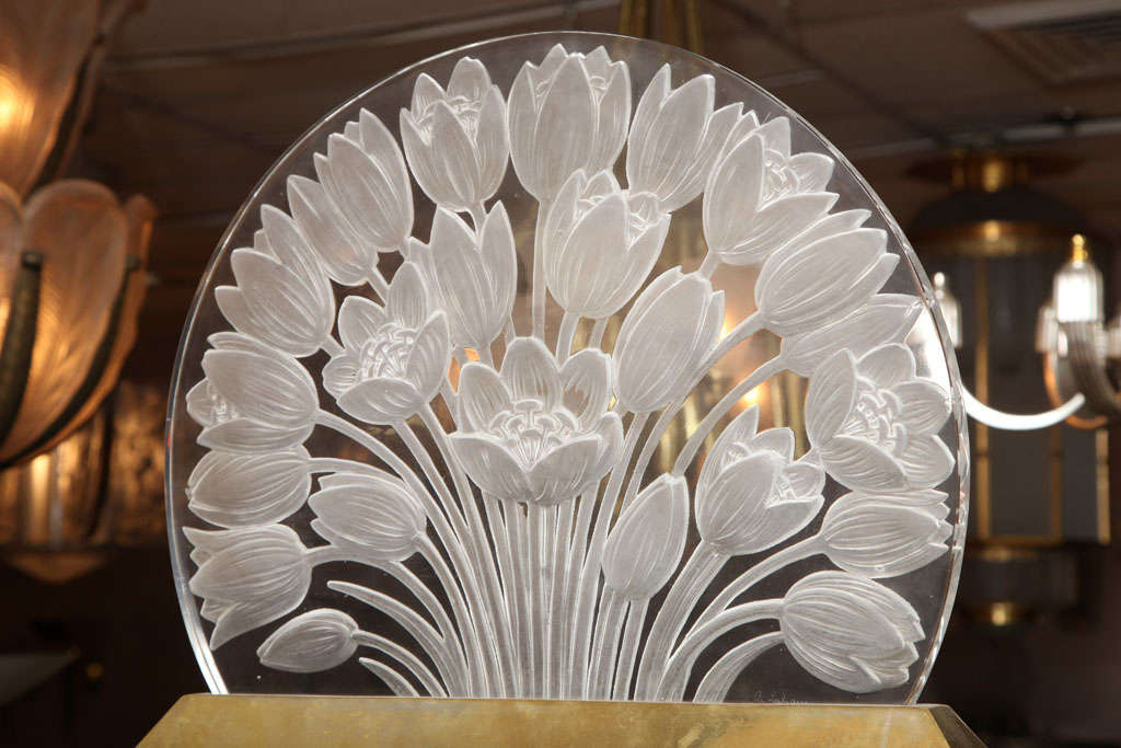 French Rare Luminaire by René Lalique, 