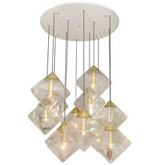 1970's Large Pendant Light Fixture by RAAK