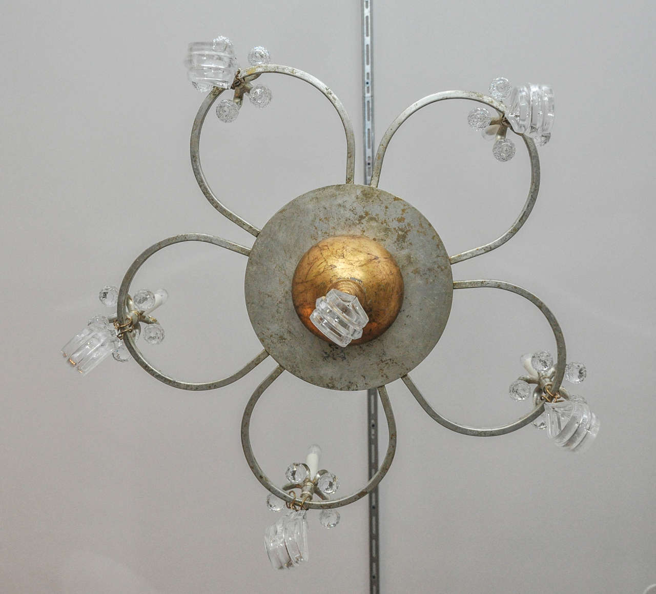 Oona Chandelier with Bubble Glass and Lucite 3