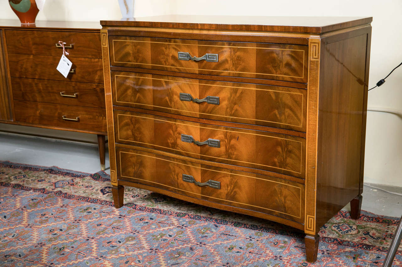 Pair of Tommi Parzinger Style Commode Chests