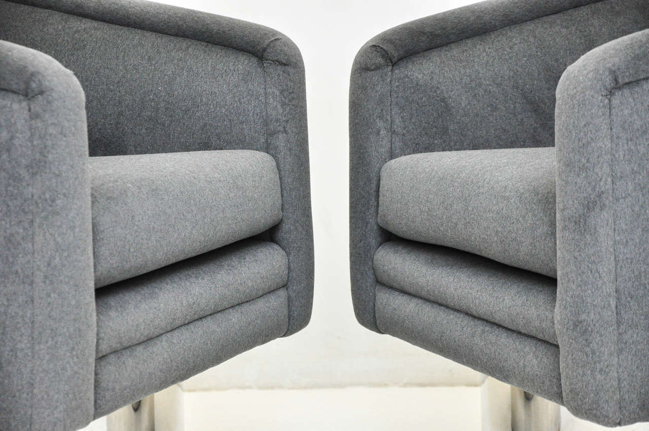 American Pace Collection Swivel Chairs by Leon Rosen