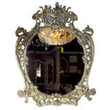 18th Century Period Rococco  Handcarved Mirror