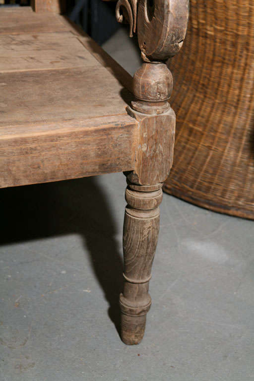indonesian teak bench