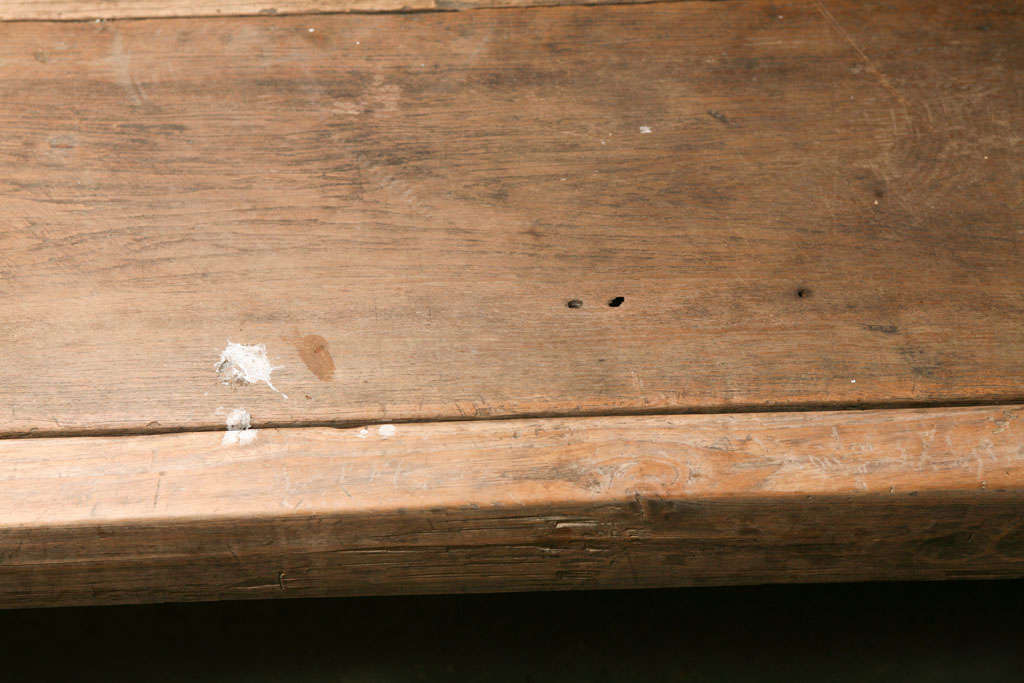 antique teak bench
