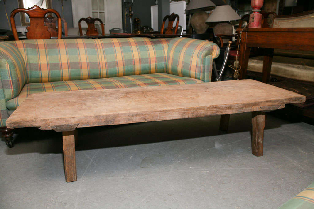 Rustic Teak Wood Coffee Table
