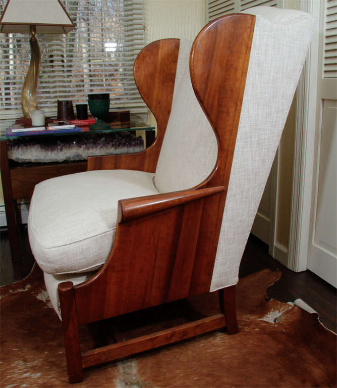 Mid-Century Modern Large Pair of Stickley Wingback Chairs **Sat Sale - 50% OFF**