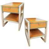 A Pair of Custom Crafted End Tables/bedside tables.
