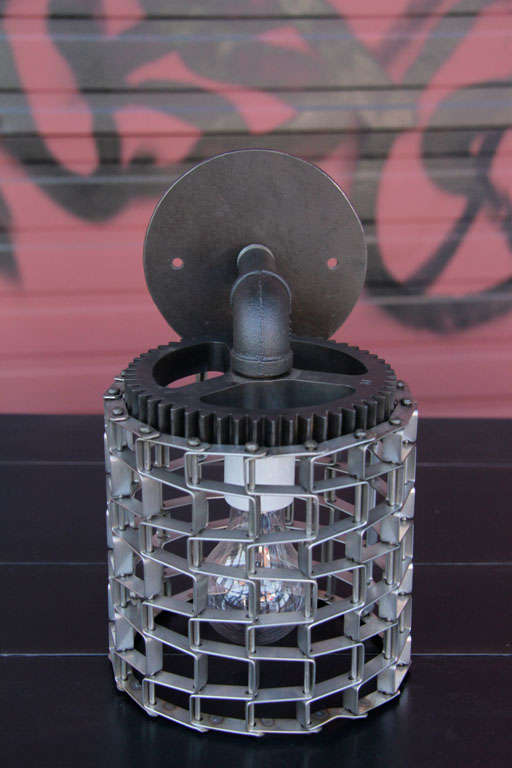 Conveyor Sconce In Excellent Condition For Sale In New York, NY