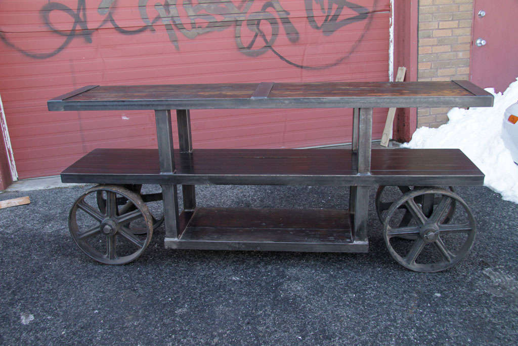 American Industrial 3 Tier Console