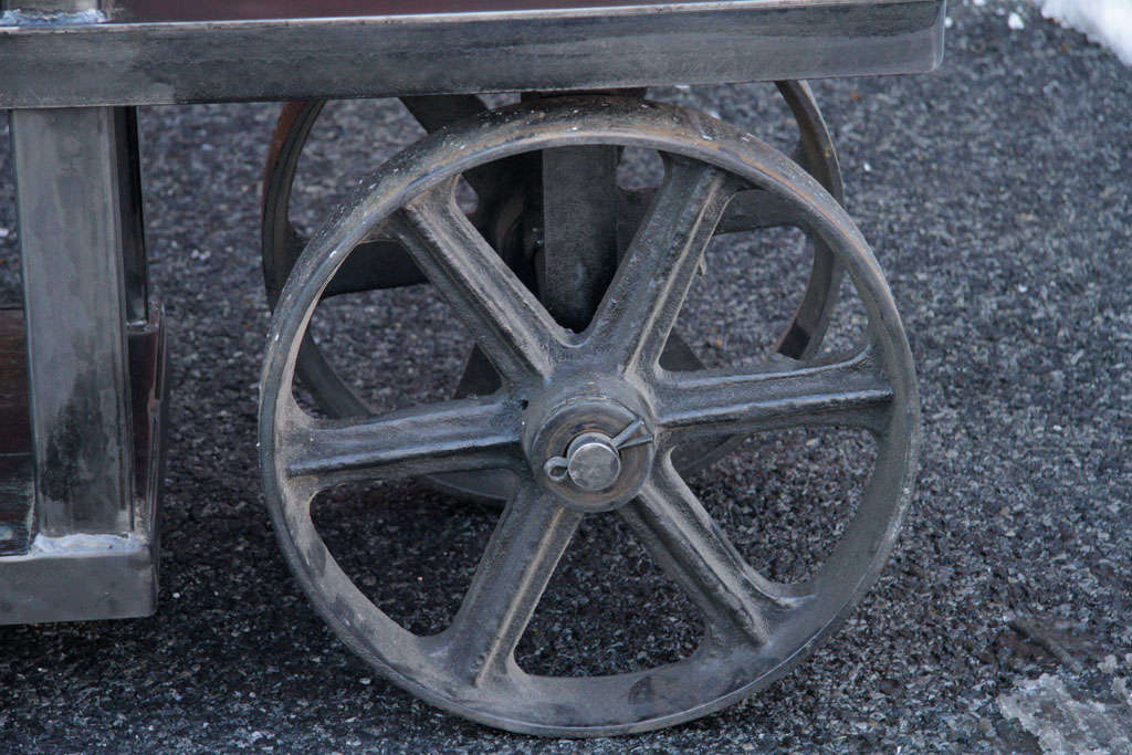 20th Century Industrial 3 Tier Console