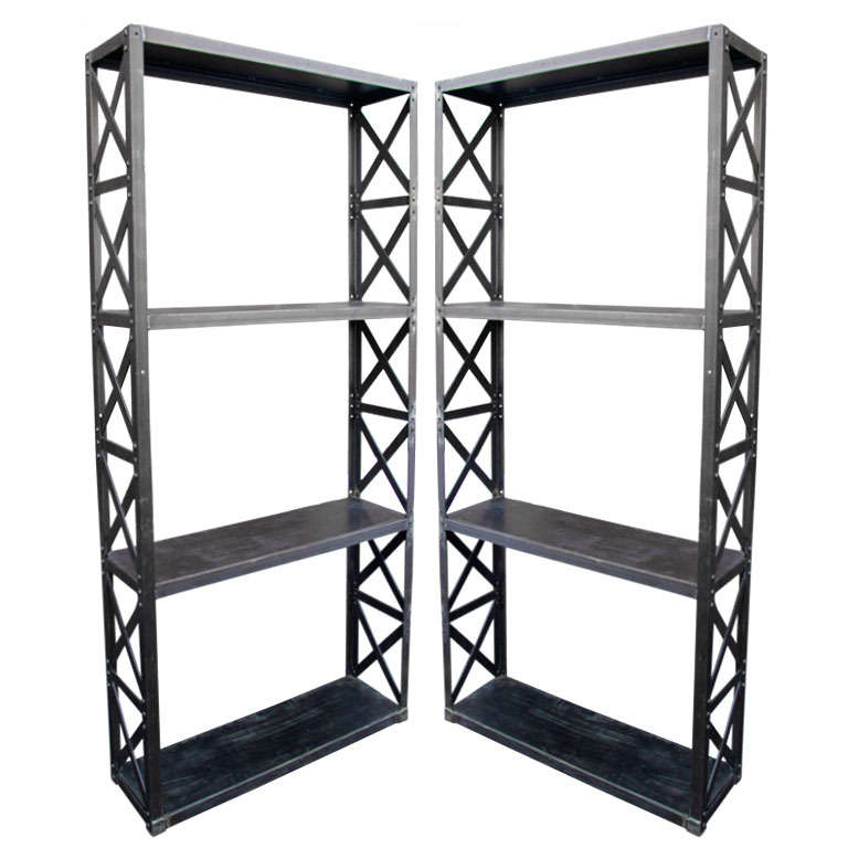 Industrial Shelves at 1stdibs