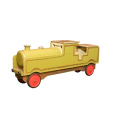 English painted toy train