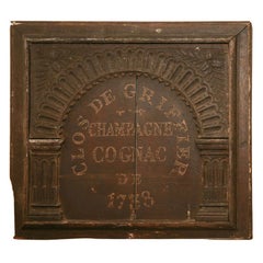 Clos de Griffier Champagne Cognac sign