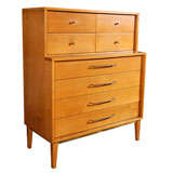 Tall Maple Cabinet by Milo Baughman for Murray Furniture