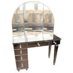 Art Deco Style Mirrored Dressing Table 10