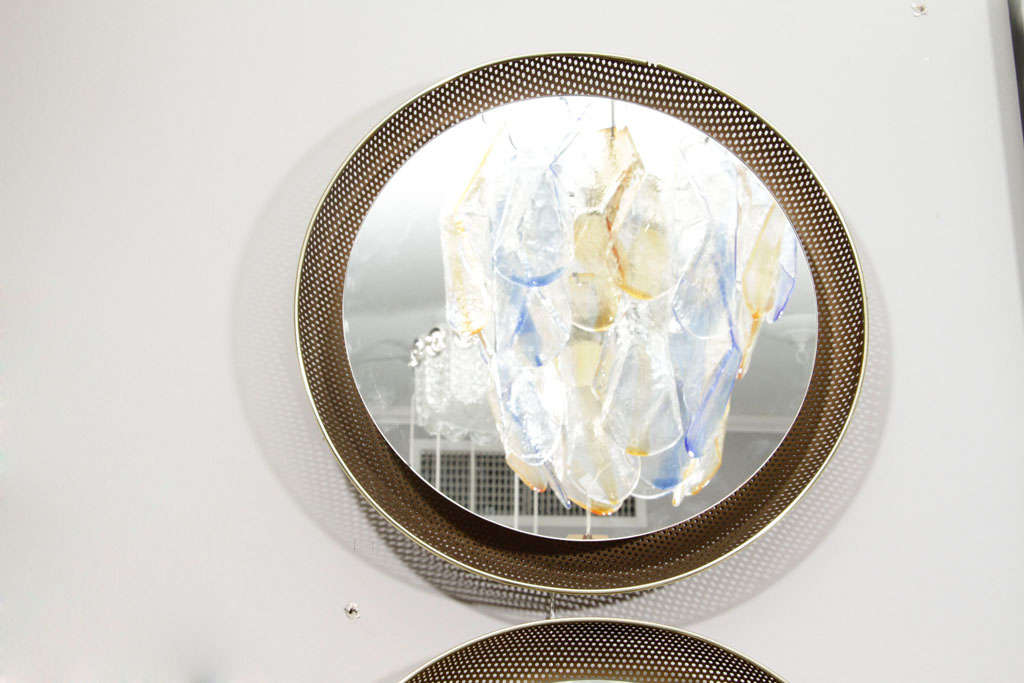 Pair of 1960's Italian Light Up Mirrors