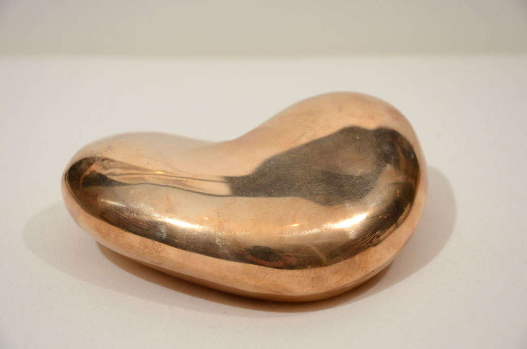 Chuck Price gold heart sculpture For Sale 3
