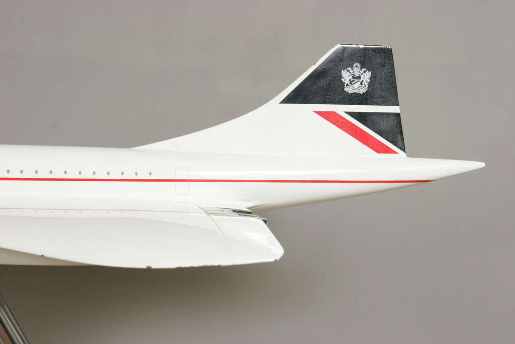 20th Century Large BA Display Model of Concorde