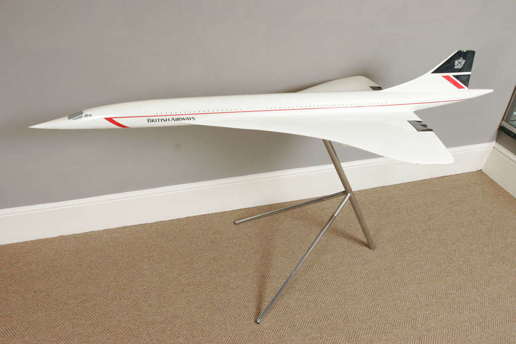Unusually large model of Concorde commissioned by BA from 