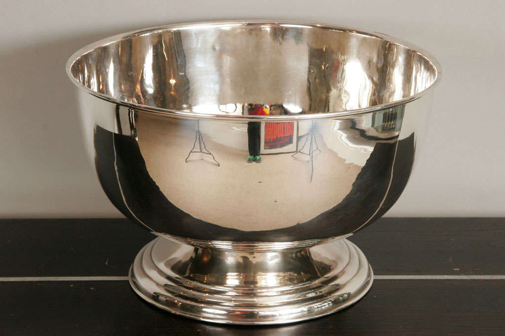 Large Silver Plated Champagne Cooler