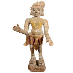 Primitive Ceremonial Shiva Statue