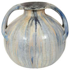 Four-Handled Ceramic Vase