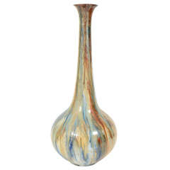Tall Salt Glazed Vase