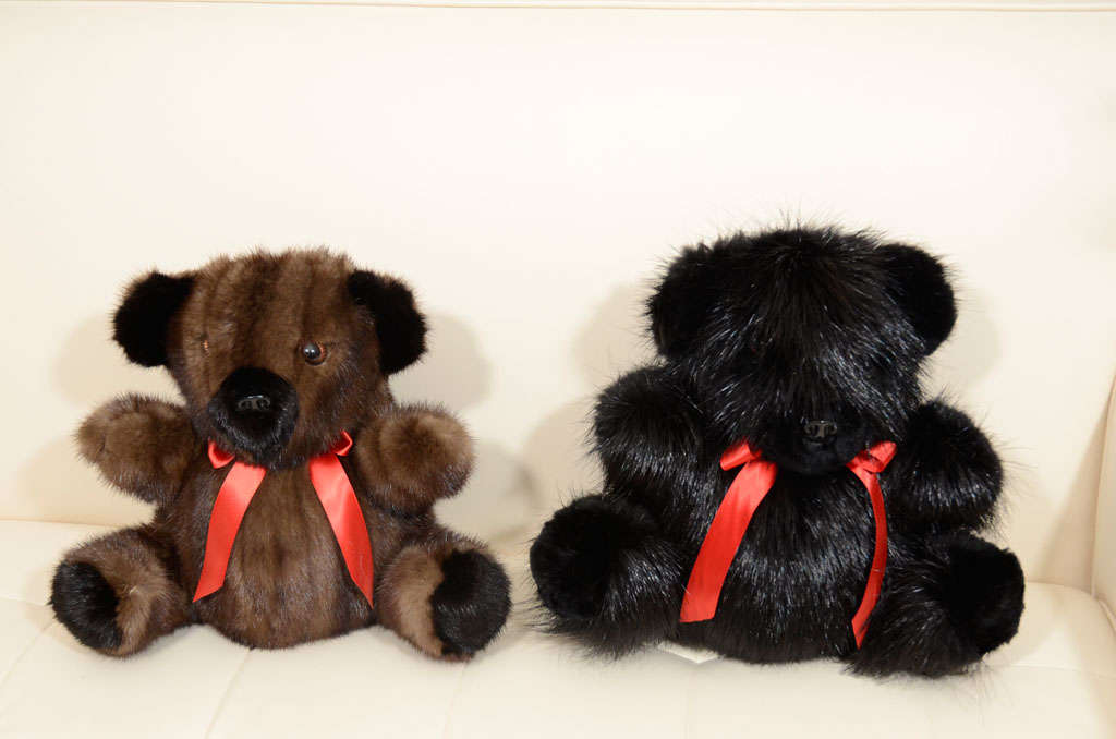 Very cute gifts! Fur teddy bears, mink or beaver.