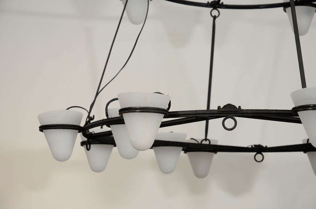 Lustre à deux étages inspiré de la Villa Kerylos 4