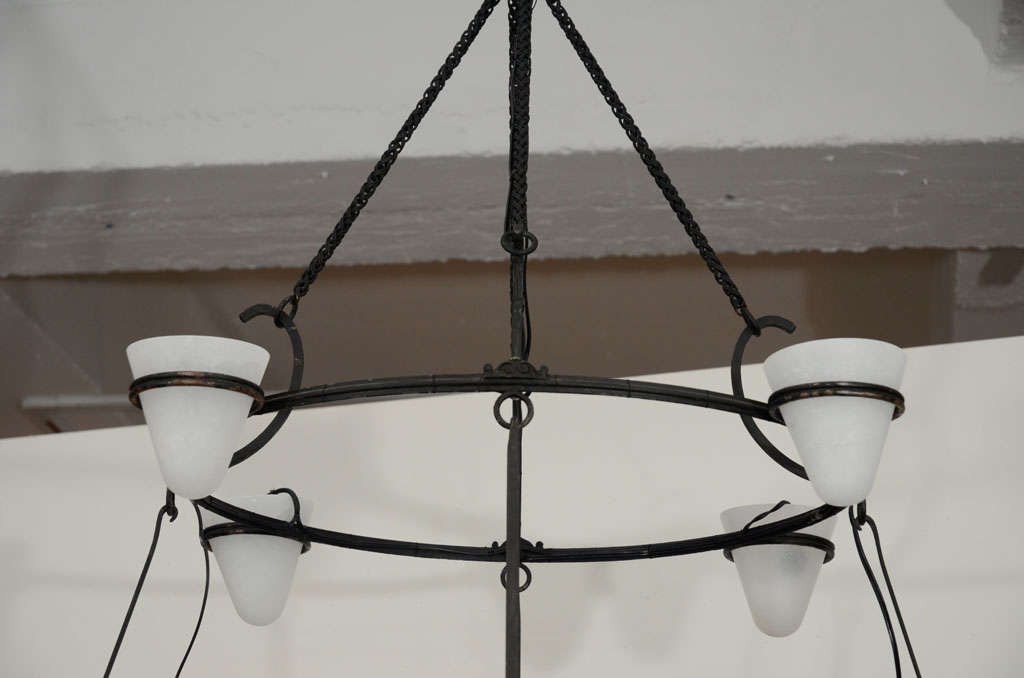 20ième siècle Lustre à deux étages inspiré de la Villa Kerylos