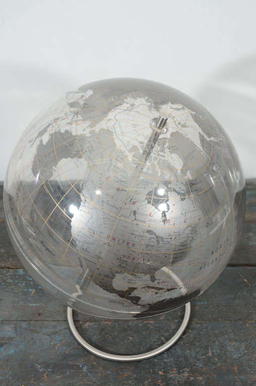 Acrylic Globe at 1stdibs