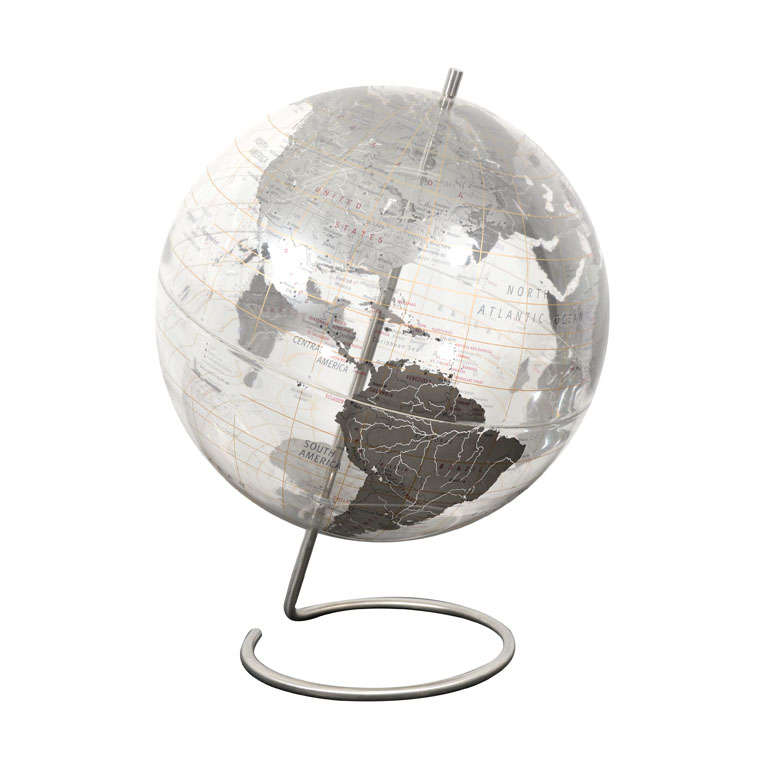 Acrylic Globe at 1stdibs