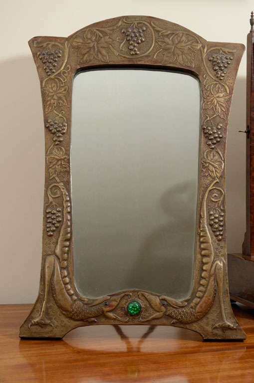 Art Nouveau Mirror For Sale 2