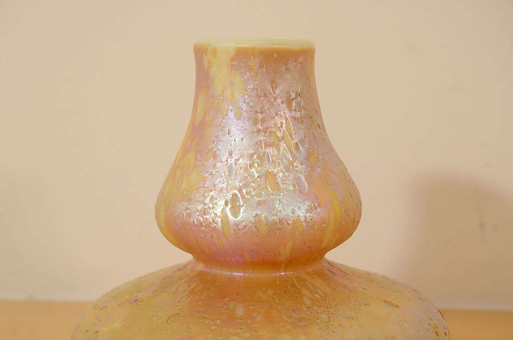 American Tiffany Studios, Favrile Glass, Cypriote Vase For Sale