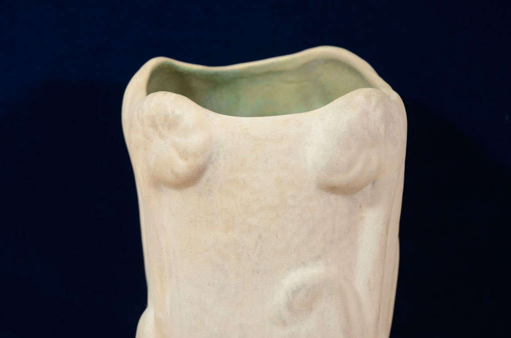 A lovely tiffany studios bisque pottery 