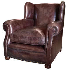 Lanham Leather Club Chair