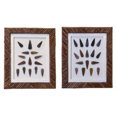 Arrowhead Collection in Hand Crafted Frames