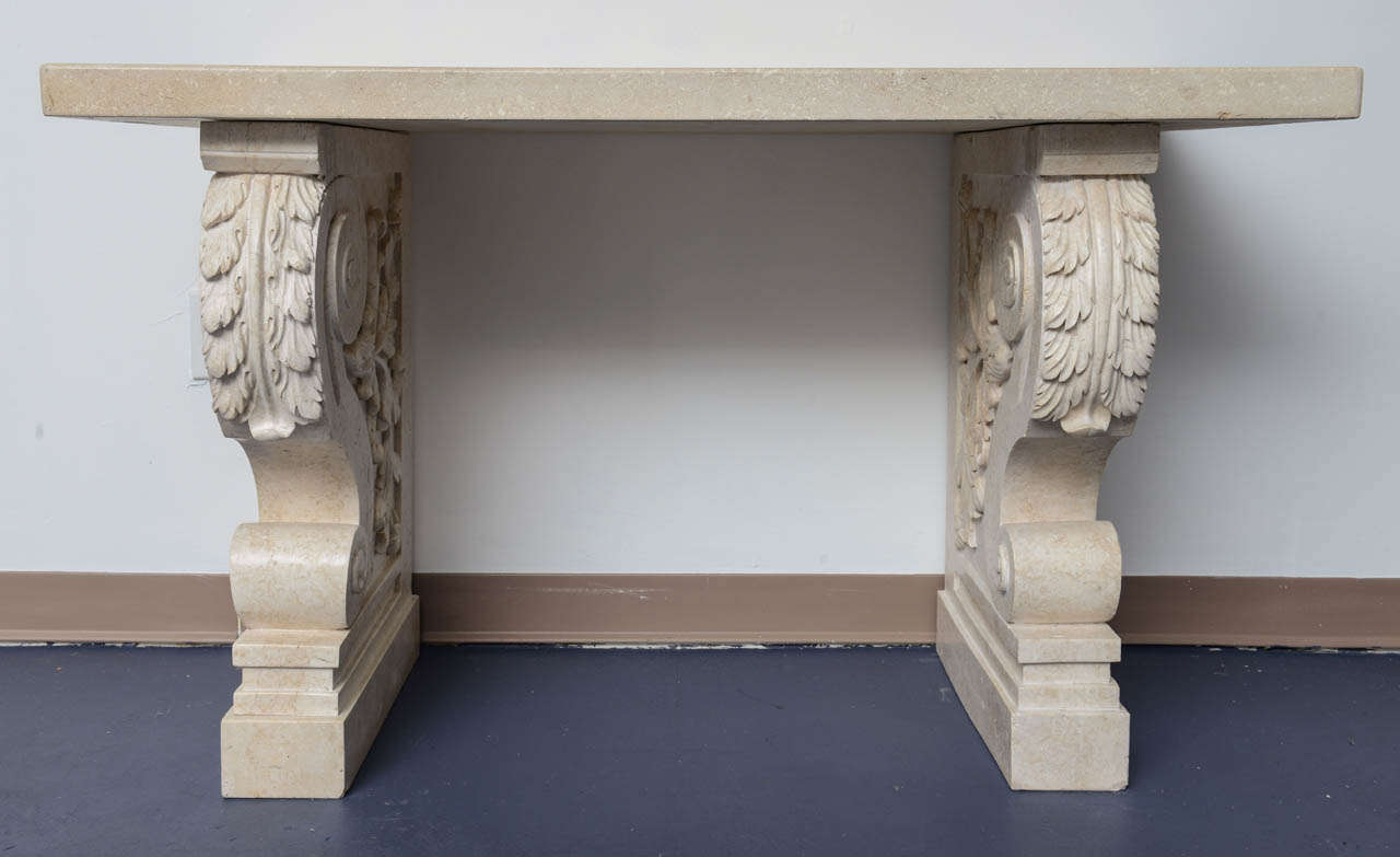 Pair of Consoles in Neoclassical Style 1