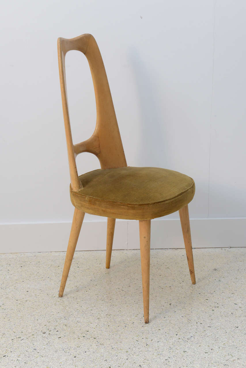 chair with side desk