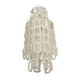Interlocking glass element chandelier by Vistosi