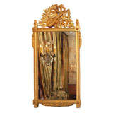 Antique French Directoire/Empire Gilded Mirror with Music Triumphs