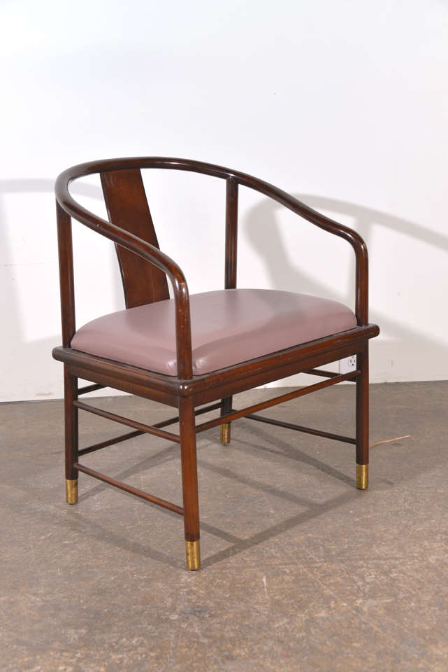 Set of Four Asian Style Chairs from Bernhardt 1